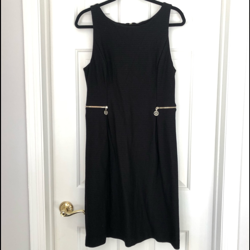 Tommy Hilfiger black dress. Size 12.  Sheath.